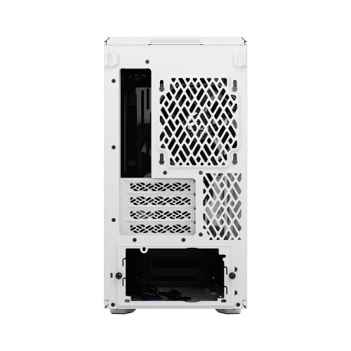Корпус ПК без блока питания/ Case Fractal Design Meshify 2 Mini TG Clear Tint, Mini-Tower, 1x120mm + 1x140mm, 2xUSB-A 3.2 + 1xUSB 3.2 Type-C mATX, mITX, mDTX White Fractal Design