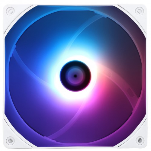 Кулер для корпуса/ Case Cooler Thermalright TL-C14W-Sx3 (140x140x26mm, 4-pin PWM, ARGB, 74.3CFM, 26.6dBA, 1500RPM, White) Thermalright