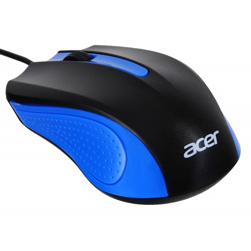 Мышь Acer OMW011 черный/синий оптическая 1200dpi USB 3but (ZL.MCEEE.002)