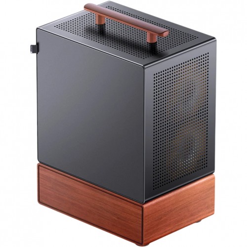 Корпус JONSBO T7 Mini-Tower без блока питания - Черный, mATX/mITX, 1xUSB-A 3.0 + 1xUSB-C 3.2, без вентилятора
