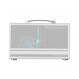 Корпус без блока питания/ Case PCCooler I100 PRO MESH WH, Micro-Tower, Mesh, no fans, 1xUSB-C 3.1, SFX PSU Support, mITX White