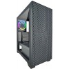 Корпус Azza Hive ATX черный с 8 вентиляторами 120мм, 5 вентиляторами 140мм, USB 2.0 и USB 3.0, аудио, блок питания [CSAZ-450 HIVE]