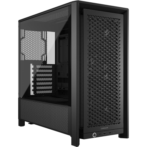 Купить корпус Corsair Frame 4000D RS без блока питания - Midi-Tower с стеклянной панелью, 3 вентилятора и поддержка E-ATX, ATX, mATX, mITX в черном цвете