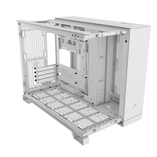 Корпус без блока питания/ Case Corsair 2500D Airflow, Midi-Tower, TG, no fan, 2xUSB-A 3.2, 1xUSB 3.2 Type-C, mATX, mITX Black Corsair