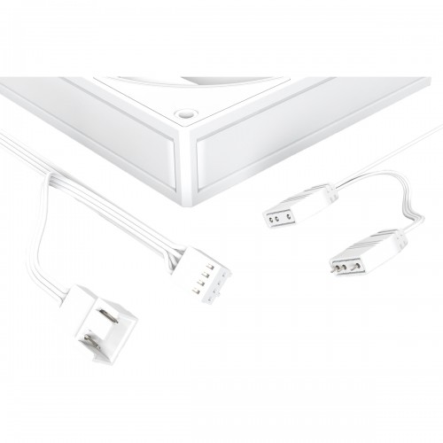 Кулер для корпуса/ Case Cooler ID-COOLING AF-127-ARGB-W (120x120x27mm, 4-pin PWM, ARGB, 78CFM, 29.9dBA, 2000RPM, White) ID-COOLING