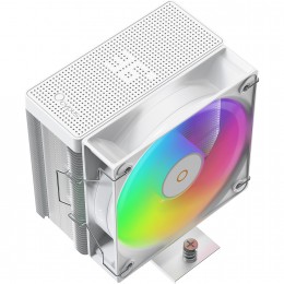 Кулер для процессора/ CPU Cooler Ocypus Gamma A40 WH ARGB Digital (200W, 4-pin PWM, LED temp., 133mm, Al/Cu, 4x6mm, ARGB, 1x100mm, 41CFM, 29.5dBA, 2400RPM, S: 1851/1700/1200/115X, AM5/AM4, white)