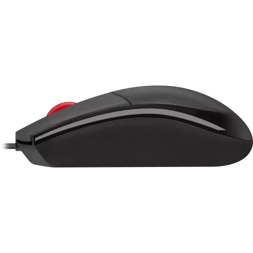 Defender Проводная оптическая мышь Delta MM-523 черн,3D,бесшумная,1,8м,1000dpi Defender