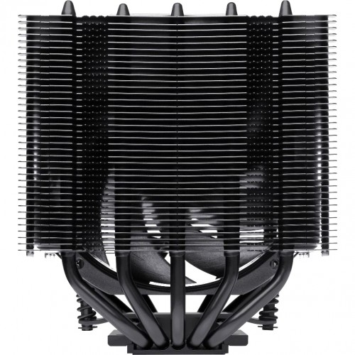 Кулер для процессора/ CPU Cooler Noctua NH-D12L chromax.black (148W, 4-pin PWM, 145mm, Al/Cu, 5x6mm, 1x120mm, 60.1CFM, 22.6dBA, 2000RPM, S: 1851/1700/1200/115X, AM5/AM4, Black)