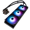 Водяное охлаждение для процессора/ Water Cooling System Thermalright Frozen Warframe 420 ARGB (420mm, LED, Black, ARGB/ Fans: 3x140mm, 88.7CFM, 29.8dBA, 1750RPM/ Pump height 60mm, 23dBA, 3000RPM, Rad thickness 27mm/ S: 1851, 1700, 1200, 115X, 2011, 2066, 
