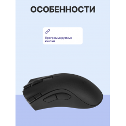 Игровая мышь Razer Deathadder V2 X HyperSpeed/ Razer Deathadder V2 X HyperSpeed Gaming Mouse