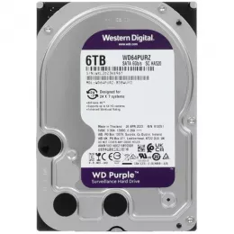 Жесткий диск 6TB Western Digital Purple SATA III для видеонаблюдения (5400 об/мин, 256MB, 3.5 дюйма)