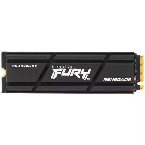 Купить SSD Kingston Fury Renegade 1Tb PCIe 4.0 x4 M.2 2280 NVMe с радиатором - Высокая скорость R/W 7300/6000
