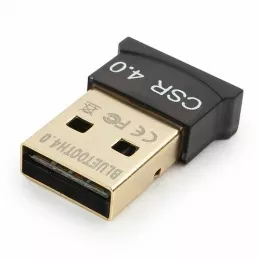 Адаптер Bluetooth Gembird BTD-MINI5, ультратонкий USB 4.0, до 50 метров, скорость до 24 Мбит/сек