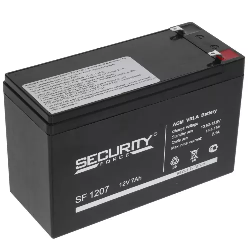 Купить батарею для ИБП Delta Security Force SF 1207 (12V 7Ah) – надежное питание для вашего оборудования